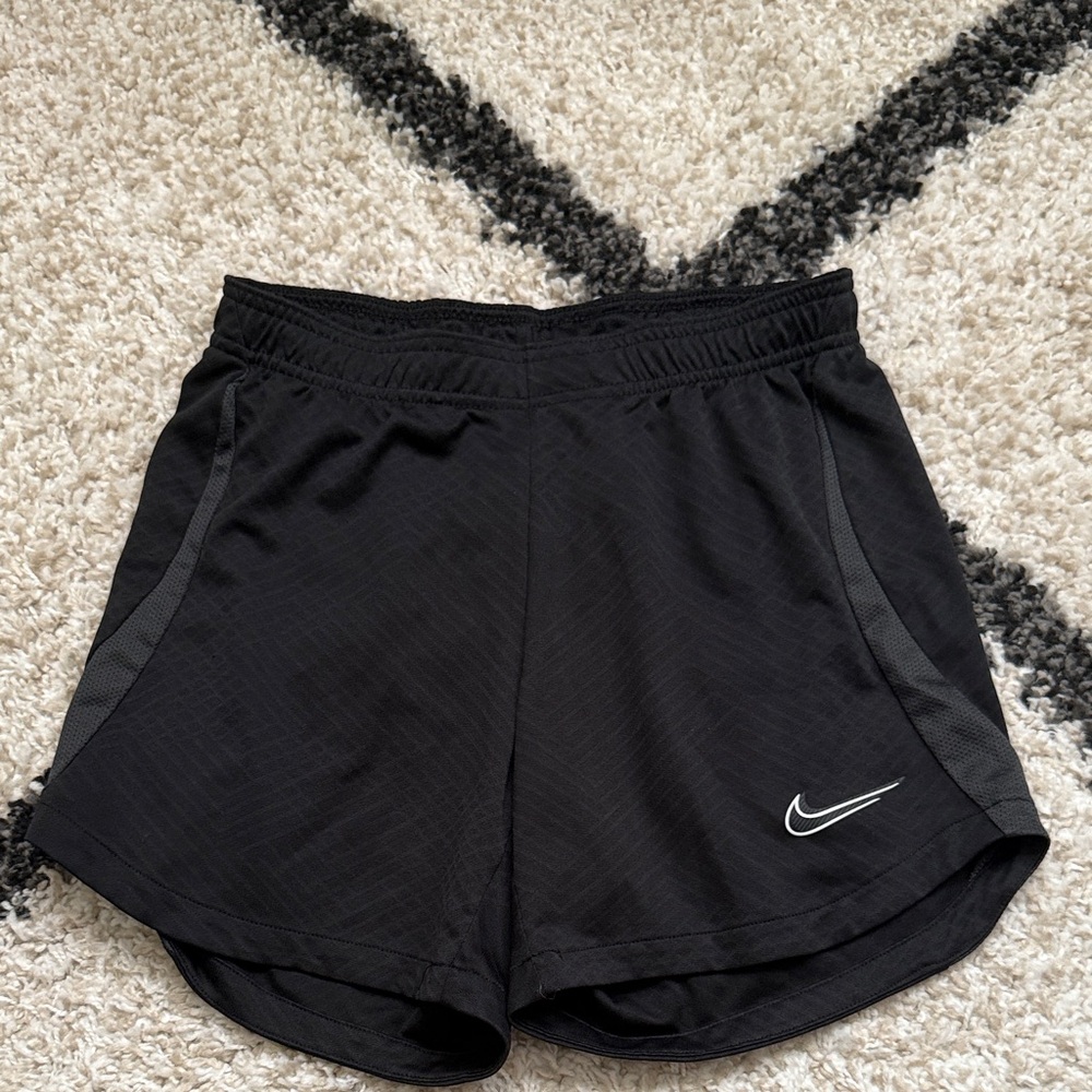 Nike Women's Black and Gray Athletic Shorts